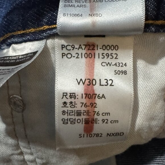 Levi’s 565 Relaxed Straight Fit Jeans Men’s 30x32 Blue Denim Mid Rise - Picture 5 of 9